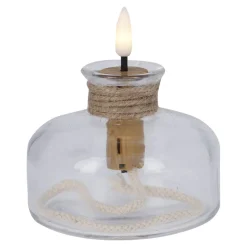 Outlet NANU-NANA LED-Kerze Glas Mit Kordel, Flach