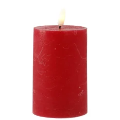 Online NANU-NANA LED-Kerze Rustik, Rot, 7.5 X 14.5 Cm