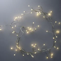Online NANU-NANA LED-Lichterkette Cluster, Silber, 80er