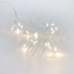 Outlet NANU-NANA LED-Lichterkette, Silber, 190 Cm
