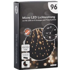 Outlet NANU-NANA LED-Lichterkette Strang, Timer, 96er, 140 Cm