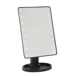 Clearance NANU-NANA LED-Spiegel, Schwarz, 31 Cm