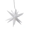 Best NANU-NANA LED-Stern, 16 Zacken, Weiß, 12 Cm
