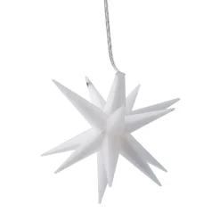Best NANU-NANA LED-Stern, 16 Zacken, Weiß, 12 Cm