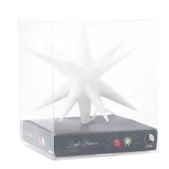 Best NANU-NANA LED-Stern, 16 Zacken, Weiß, 12 Cm