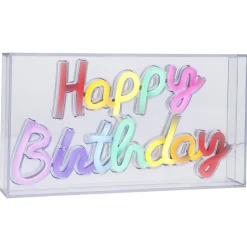 Discount NANU-NANA Lichtbox Neon, Happy Birthday, 23 Cm