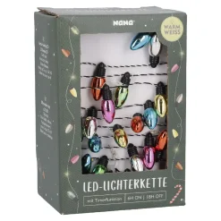 New NANU-NANA Lichterkette Glühbirne, Bunt, 20er