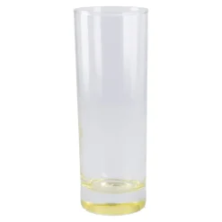 Outlet NANU-NANA Longdrink-Glas Farbboden, Gelb, 300 Ml