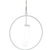 Hot NANU-NANA Metallring Mit Reagenzglas, Hängend, Weiß, 15 Cm