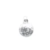Online NANU-NANA Mini-Kugel Schneeball, Flitter/silber, 4 Cm