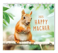 Best NANU-NANA Mini-Tischkalender 2025, Happymacher