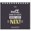 Best NANU-NANA Mini-Tischkalender 2025, Nett Kann Ich Auch