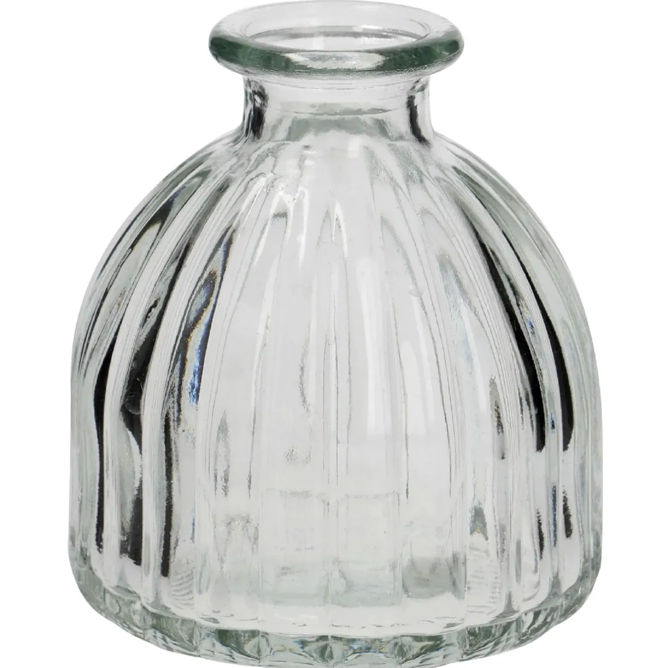 Fashion NANU-NANA Mini-Vase Rillen, Halbrund, 8 X 8.5 Cm