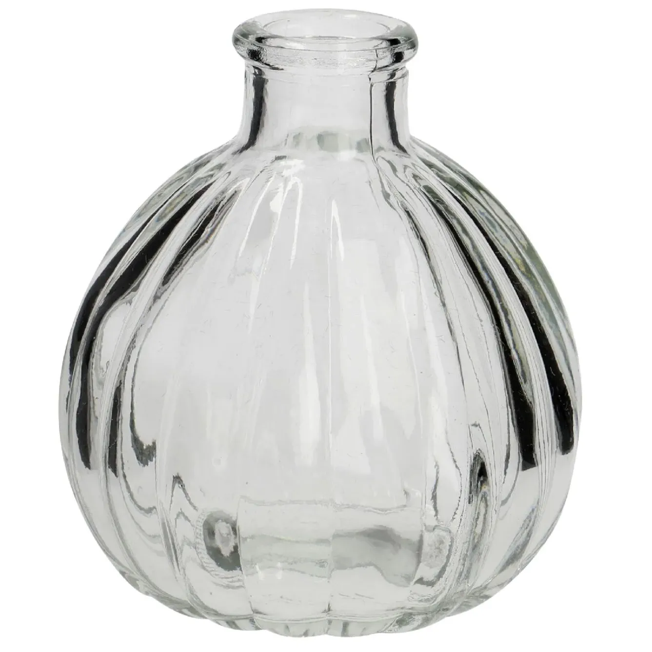 Sale NANU-NANA Mini-Vase Rillen, Rund, 9 Cm