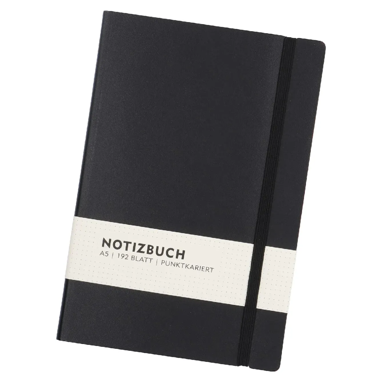Clearance NANU-NANA Notizbuch A5, Uni, Schwarz