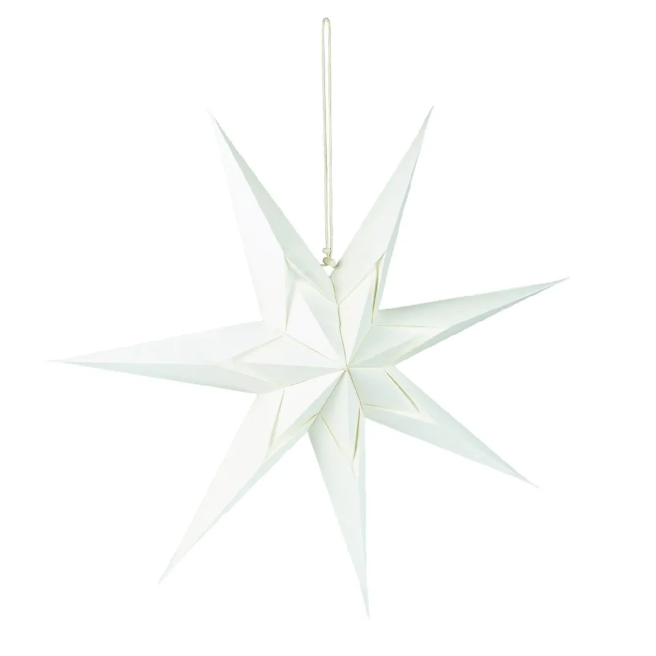 Clearance NANU-NANA Papierstern, 60 Cm, Blumen-Stanzung, Weiß