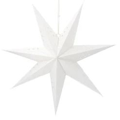 Outlet NANU-NANA Papierstern, 60 Cm, Punkte/weiß-silber