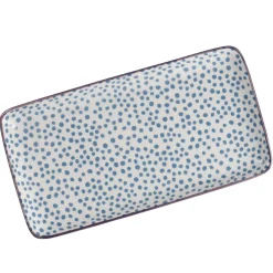 Fashion NANU-NANA Platte China, Blau, Dots, 23 Cm