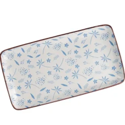 New NANU-NANA Platte China, Blau, Gräser, 23 Cm