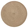 Discount NANU-NANA Platzset Olana, Rund/hellgrau, 38 Cm
