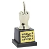 New NANU-NANA Pokal Stinkefinger, Gold, 12 Cm