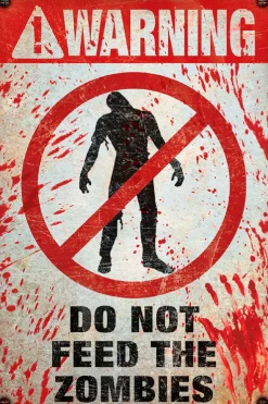 New NANU-NANA Poster Do Not Feed The Zombies, Nr. 23