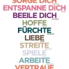 Fashion NANU-NANA Poster Freue Dich Mehr, Nr. 37