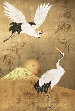 Online NANU-NANA Poster Japanese Cranebirds, Nr. 80