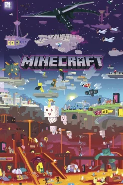 New NANU-NANA Poster Minecraft World Beyond, Nr. 224