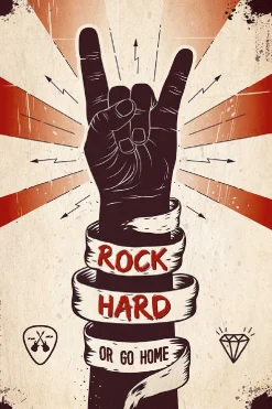 New NANU-NANA Poster Rock Hard, Nr. 227