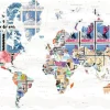 New NANU-NANA Poster World Of Stamps, Nr. 186
