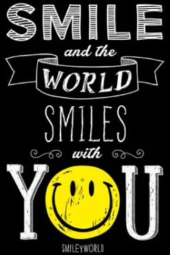 Discount NANU-NANA Poster World Smiles With You, Nr. 239