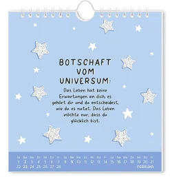 Outlet NANU-NANA Postkarten Kalender, 2025, Der Beste Tag