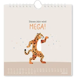 Sale NANU-NANA Postkarten Kalender, 2025, Dieses Jahr Wird Mega