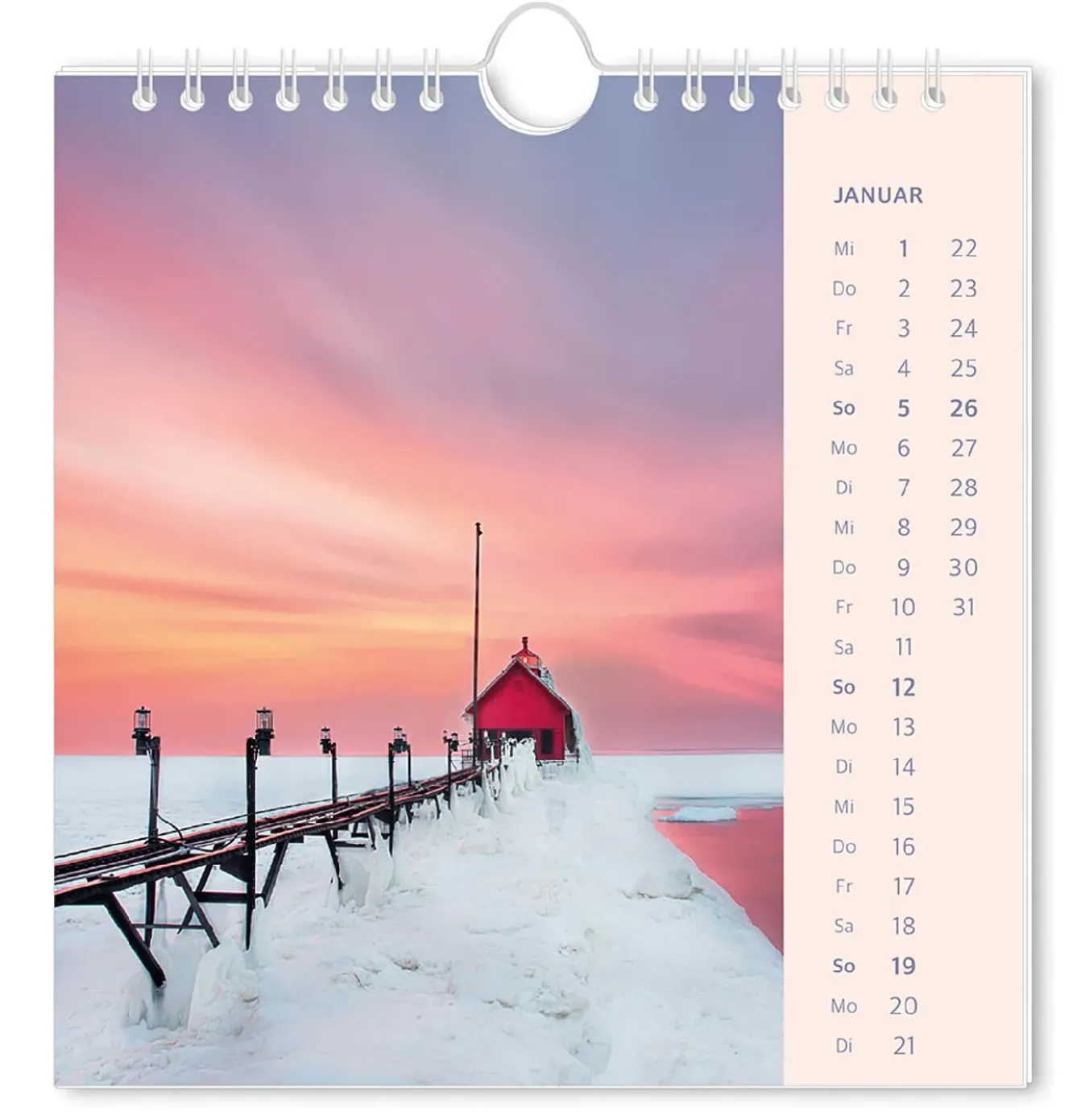 New NANU-NANA Postkarten Kalender, 2025, Lichtblicke