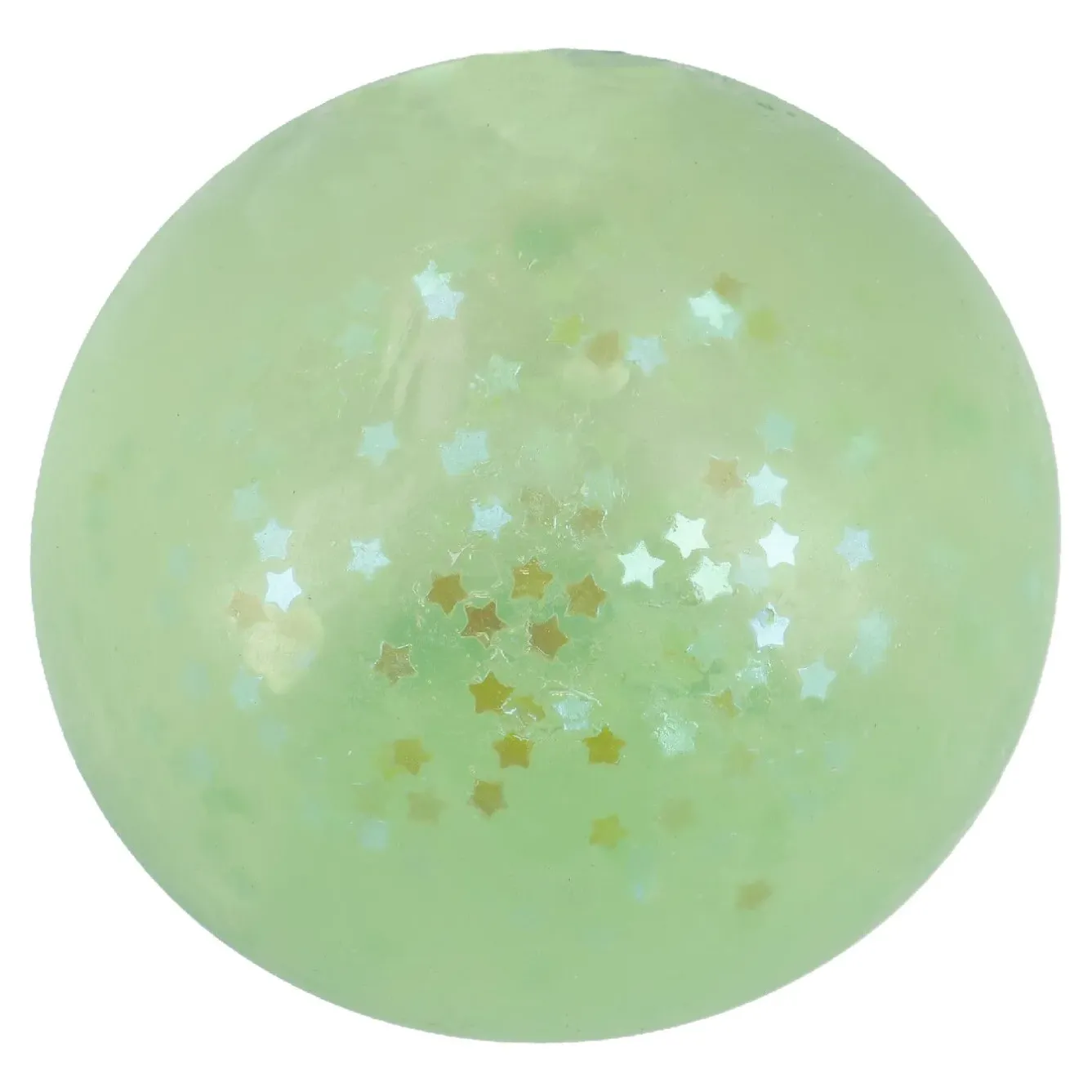 Fashion NANU-NANA Quetschball Glitter/Maltose, Grün, 6 Cm