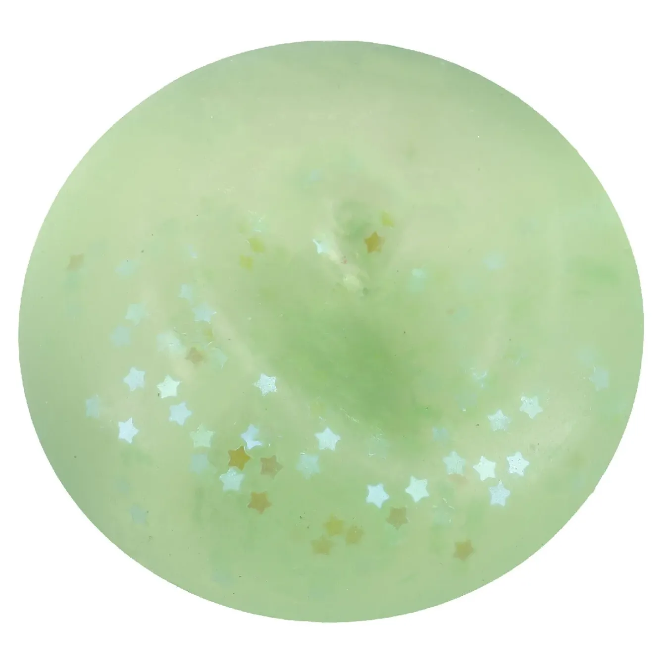 Fashion NANU-NANA Quetschball Glitter/Maltose, Grün, 6 Cm