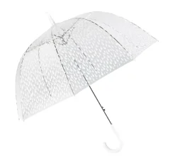 Online NANU-NANA Regenschirm Transparent, Tropfen, Weiß, 82 Cm