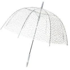 Online NANU-NANA Regenschirm Transparent, Tropfen, Weiß, 82 Cm