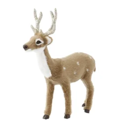 Online NANU-NANA Rentier Fell/Glitzer, Stehend, Braun, 16 Cm