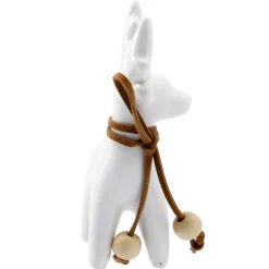 Outlet NANU-NANA Rentier Schleife, Weiß, 9 Cm