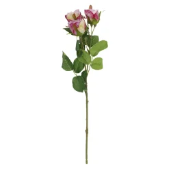 Outlet NANU-NANA Rose Alina, 3 Blüten/lila, 38 Cm