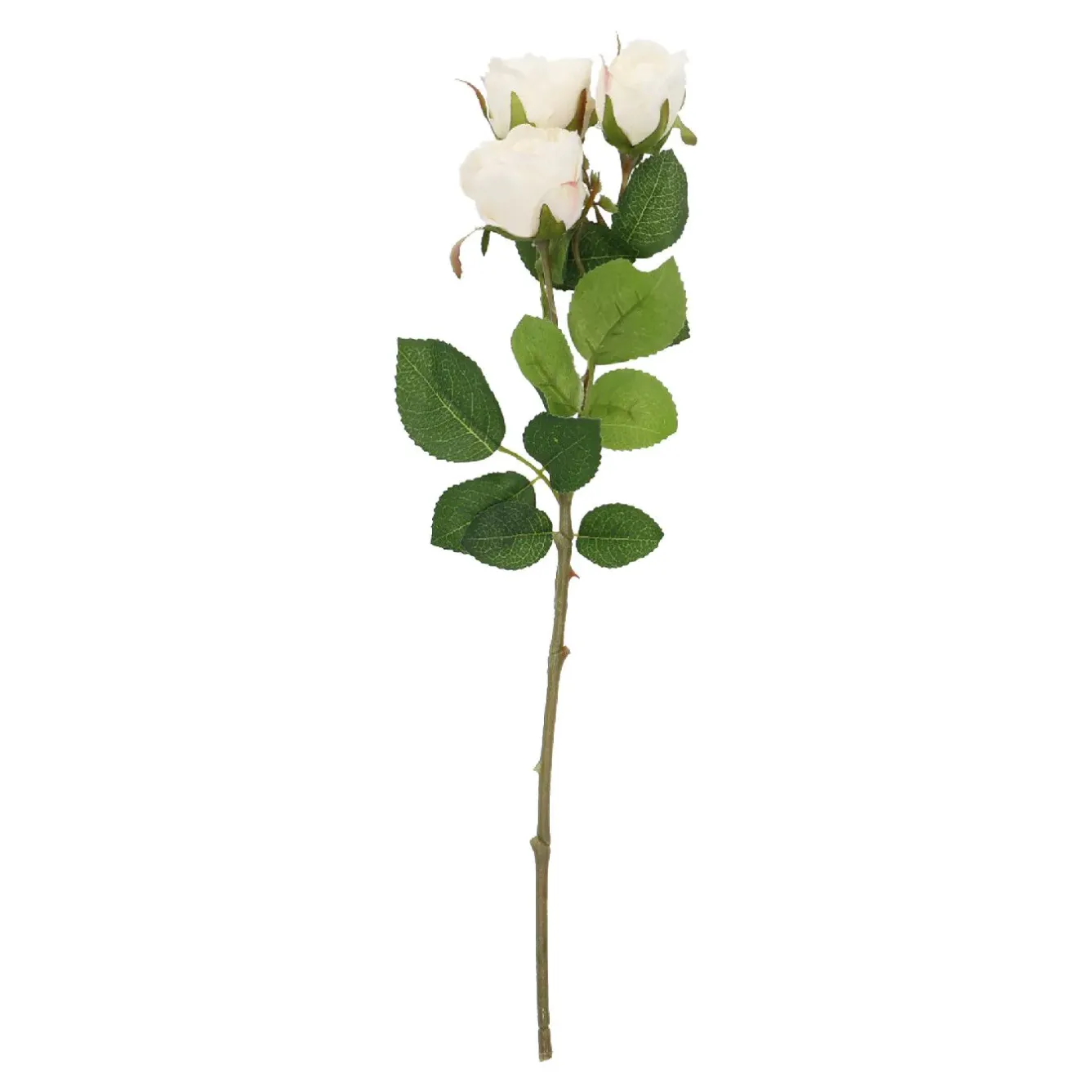 Discount NANU-NANA Rose Alina, 3 Blüten/weiß, 38 Cm