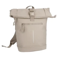 Hot NANU-NANA Rucksack Rolltop Mit Reflektor, Taupe, 16 Liter