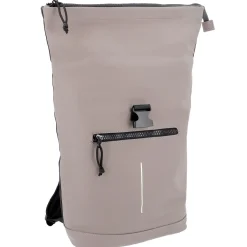 Hot NANU-NANA Rucksack Rolltop Mit Reflektor, Taupe, 16 Liter