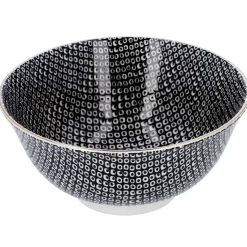 Hot NANU-NANA Schale China, Groß, Schwarz/weiß, Perlen