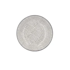 Clearance NANU-NANA Schale China, Klein, Dunkelgrau/weiß, Striche