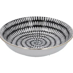 Discount NANU-NANA Schale China, Klein, Schwarz/weiß, Stäbchen/Kreis