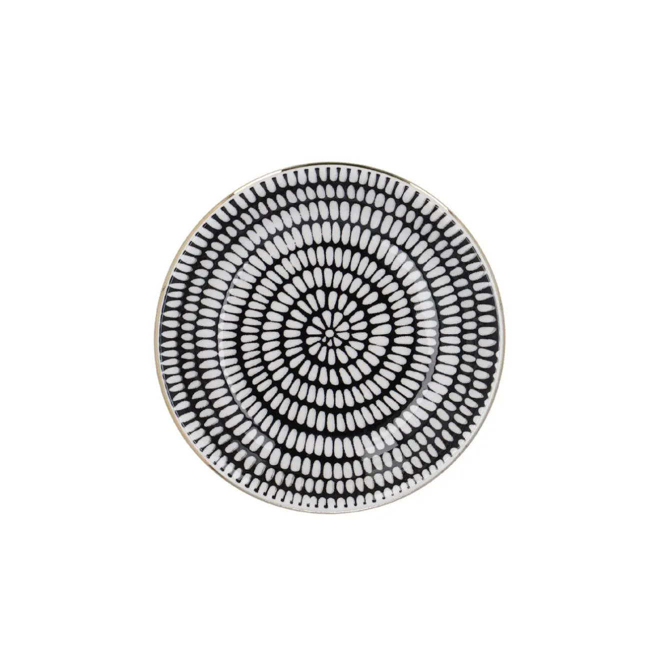 Discount NANU-NANA Schale China, Klein, Schwarz/weiß, Stäbchen/Kreis