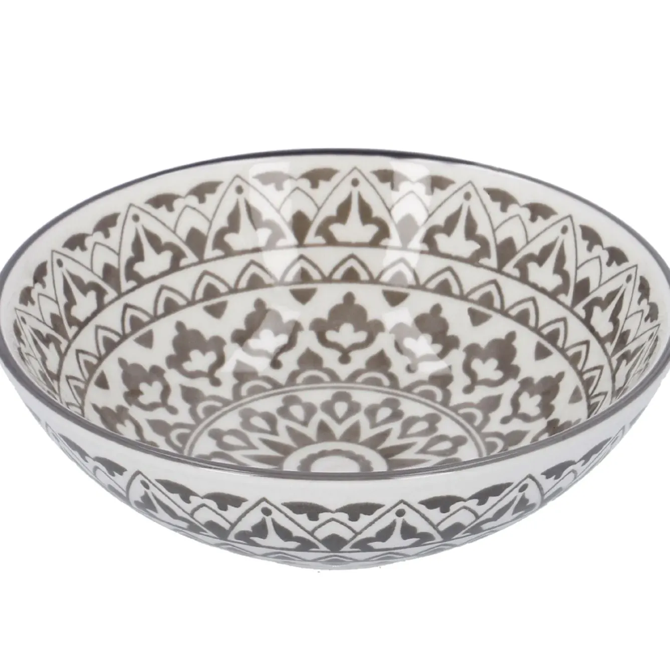 Outlet NANU-NANA Schale China, Tief, Orient, Dunkelgrau/wss, 13 Cm